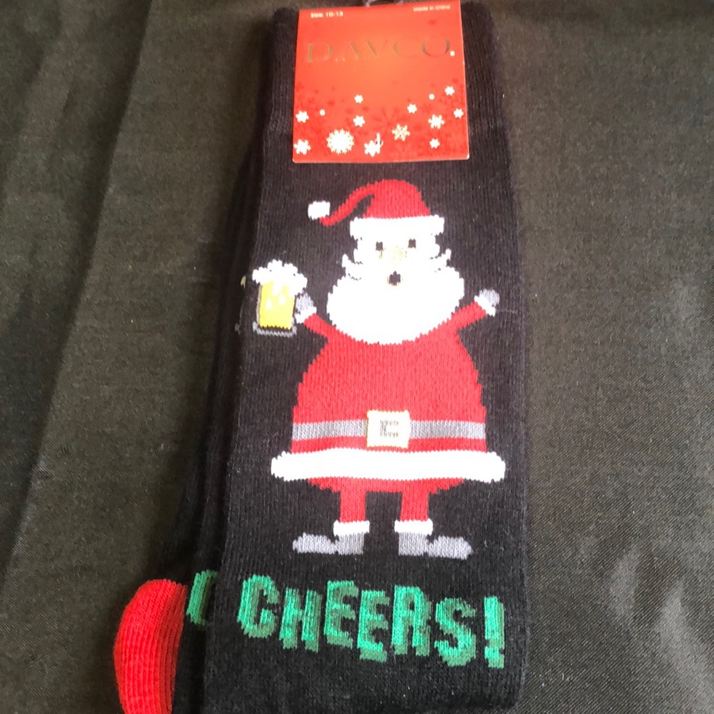 Davco Men’s Holiday Novelty Crew Socks Size 10-13